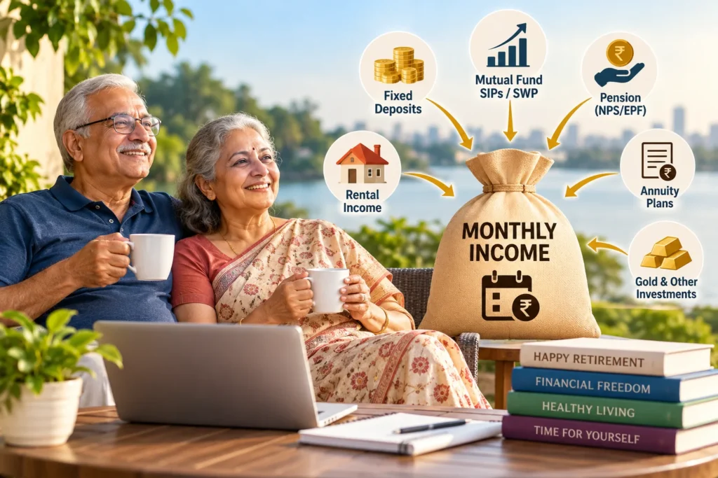 How to generate monthly income after retirement